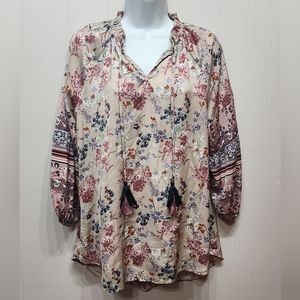 Cato Multicolor Floral Blouse